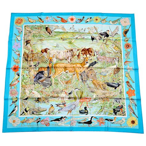 hermes la vie sauvage du texas scarf|Hermès La Vie Sauvage Du Texas Silk Scarf .